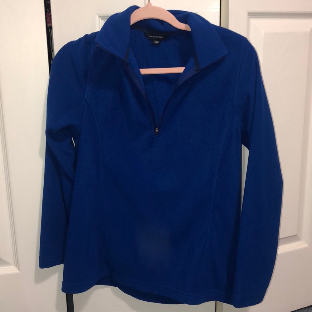 Blue fleece 1/4 zip up